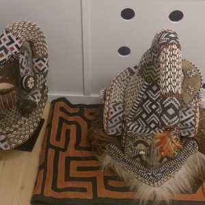 Impressive mask from the Krobo tribe of Congo